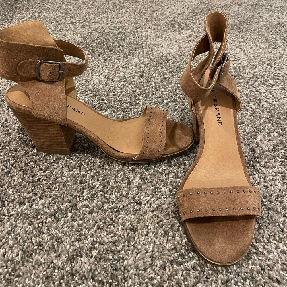 Lucky Brand Suede Heels